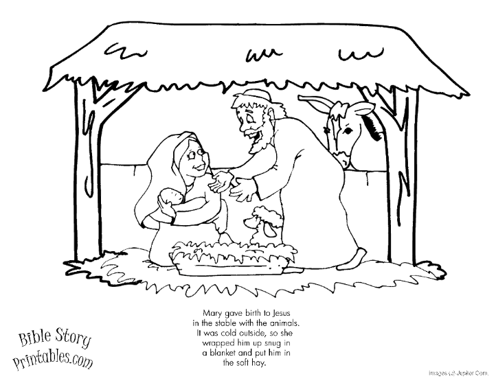 christmas story activity pages